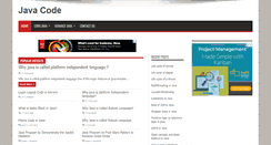 Desktop Screenshot of javacode.in