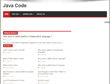 Tablet Screenshot of javacode.in